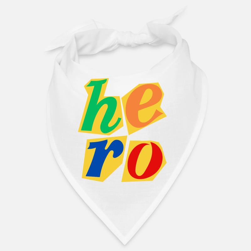 Conception de lettres majuscules Hero Bandana