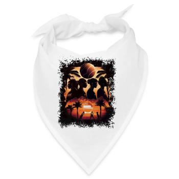 Beach Volleyball - Bandana - Weiß - Vorne