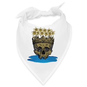 Tod des Narziss - Bandana - Weiß - Vorne