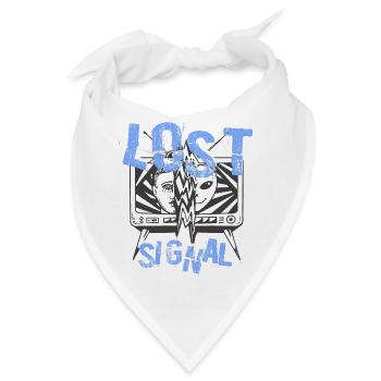Lost Signal a - Bandana - Weiß - Vorne