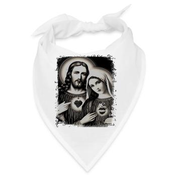 Heilige Maria Maria Madonna Mariana Jungfrau Maria Heilige - Bandana - Weiß - Vorne