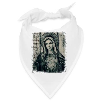 Heilige Maria Maria Madonna Mariana Jungfrau Maria Heilige - Bandana - Weiß - Vorne