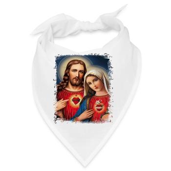 Heilige Maria Maria Madonna Mariana Jungfrau Maria Heilige - Bandana - Weiß - Vorne