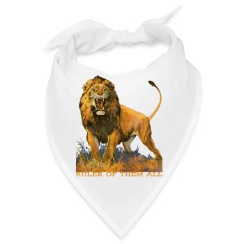 Wildtiere - Bandana - Weiß - Vorne