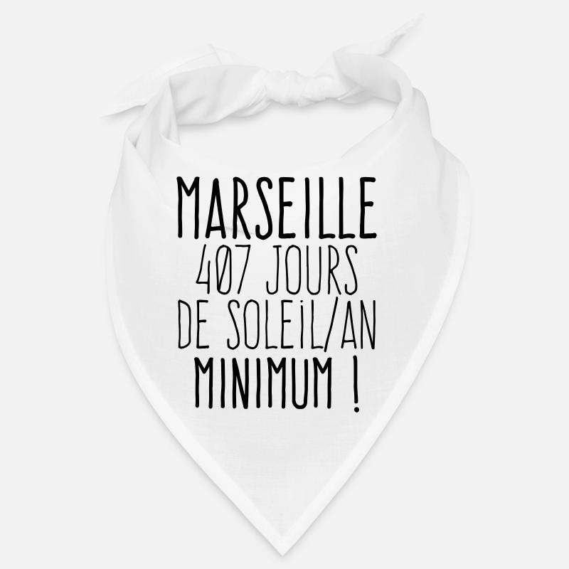 Marseille 407 jours de soleil par an  Bandana