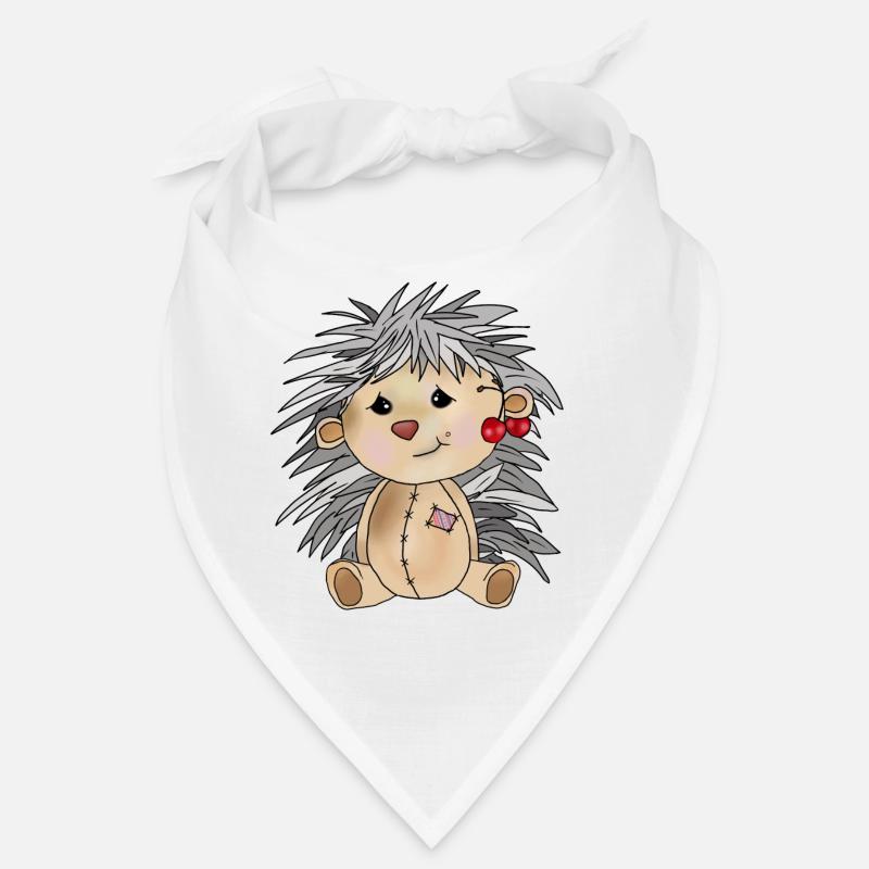 Igel mit Kirschen Bandana