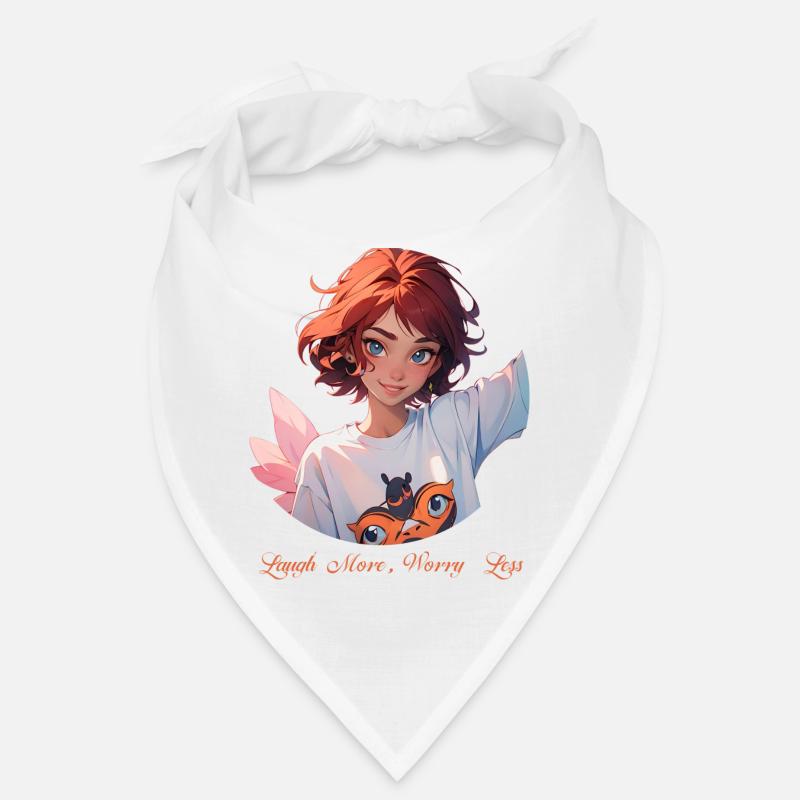 Laugh More Worry Less Bandana