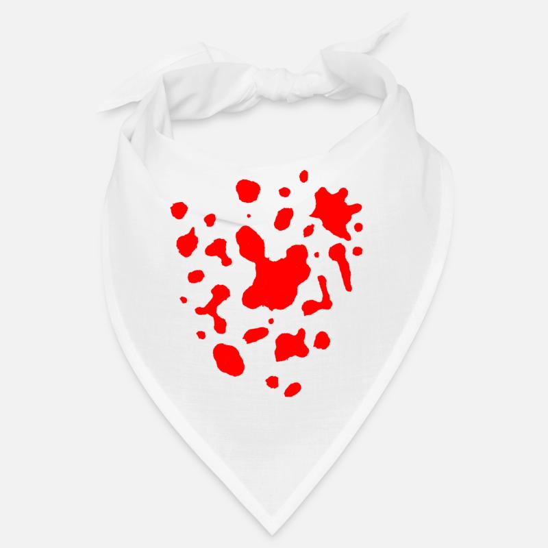 Drop stain pattern Bandana