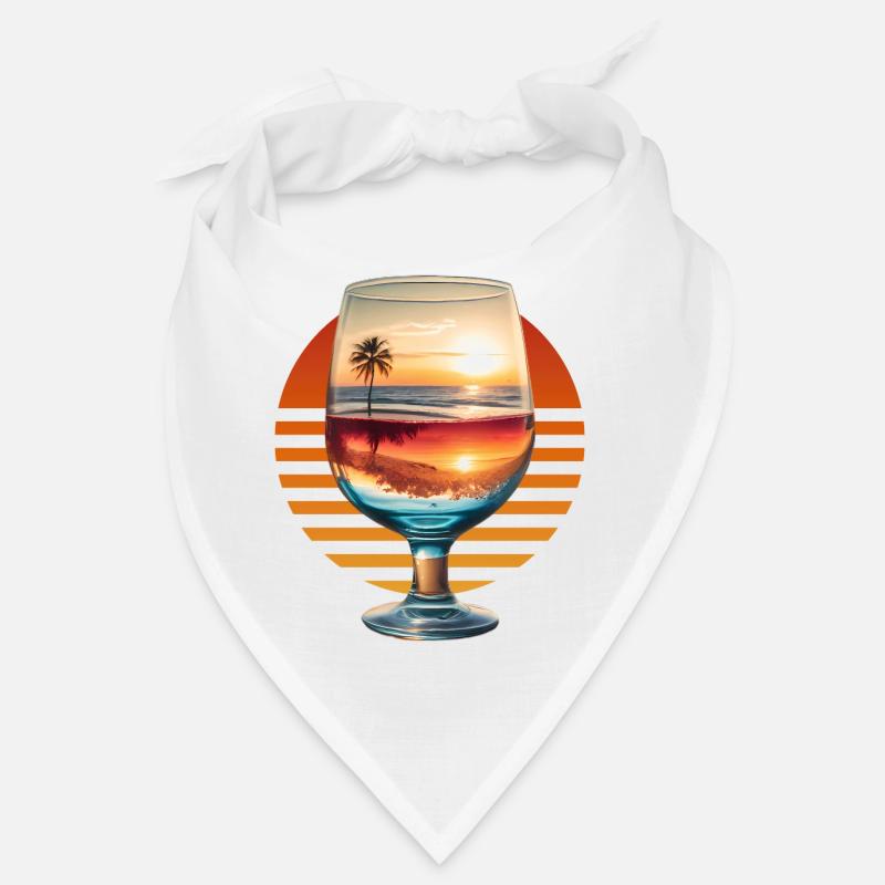 Wein und Strand Bandana