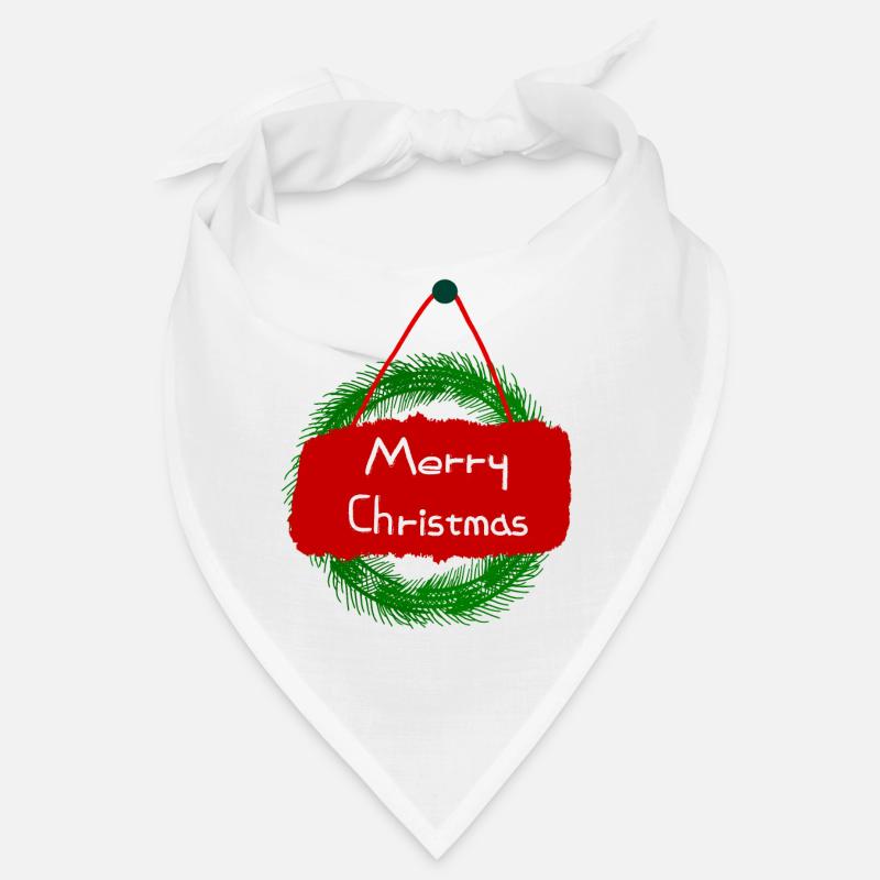 Merry Christmas greeting Bandana