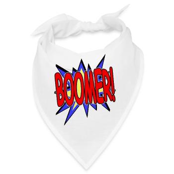 Boomer- Geburtstag-Humor-lustig-Version 2 - Bandana - Weiß - Vorne