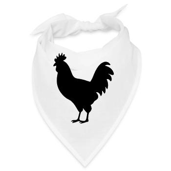 Henne - Bandana - Weiß - Vorne