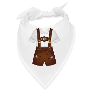 Schweizerdeutsch, Bayern, Tirol - Bandana - Weiß - Vorne