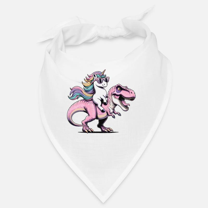 Unicorn Dinosaur Fantasy Creature Gift Bandana