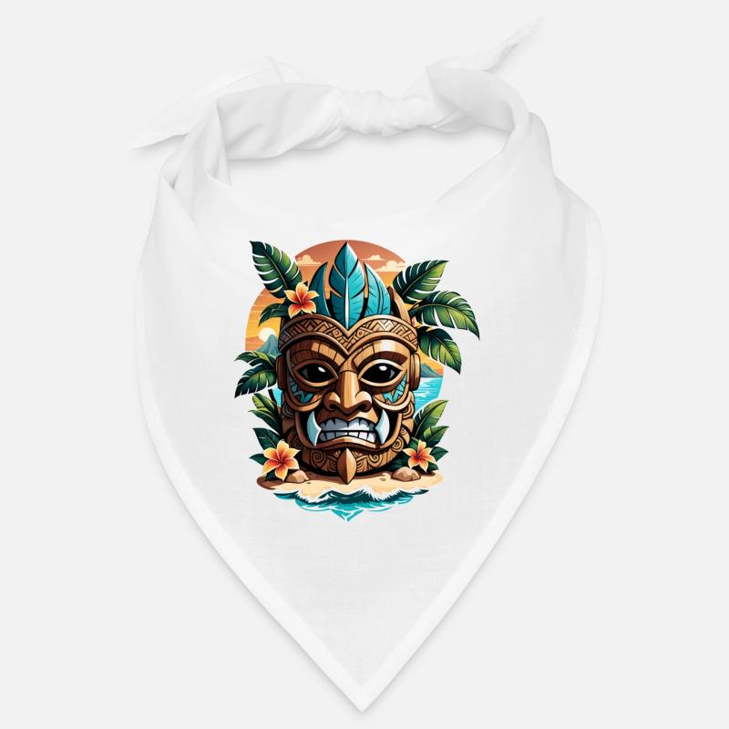 tiki beach - statue polynèsie Bandana