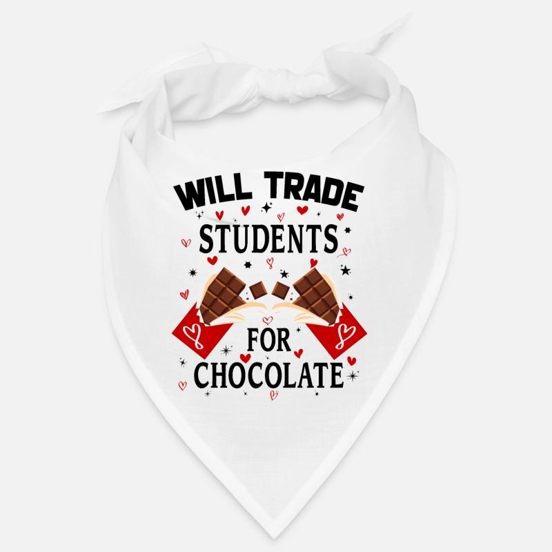 Will Trade Students For Chocolate Valentines Day Bandana