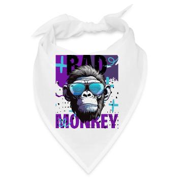 Verspielte Geister Die Monkey Magic Kollektion - Bandana - Weiß - Vorne