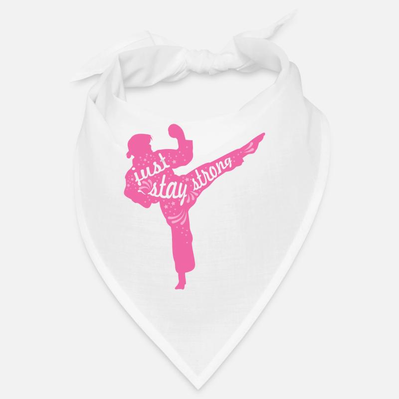 Weibliche Karateka Bandana