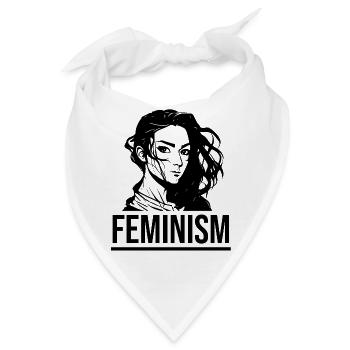 FEMINISM - Bandana - Weiß - Vorne