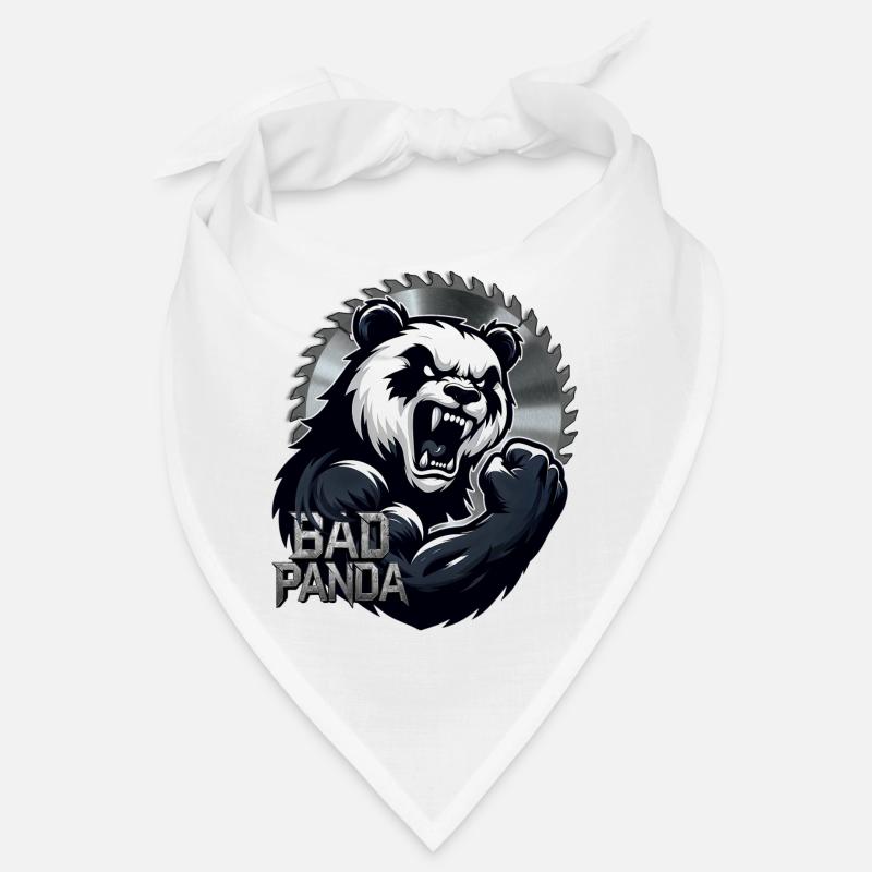 Méchant Panda Rampage - Bandana - blanc