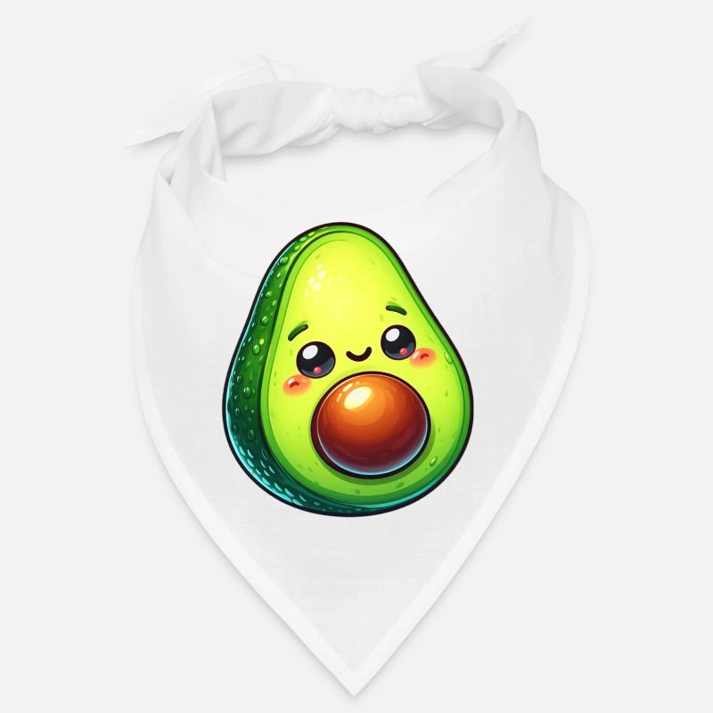 Avocado - Bandana - Weiß