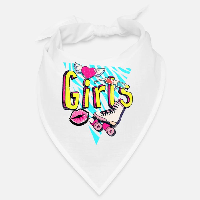 Filles Retro Roller Pop Art Bandana