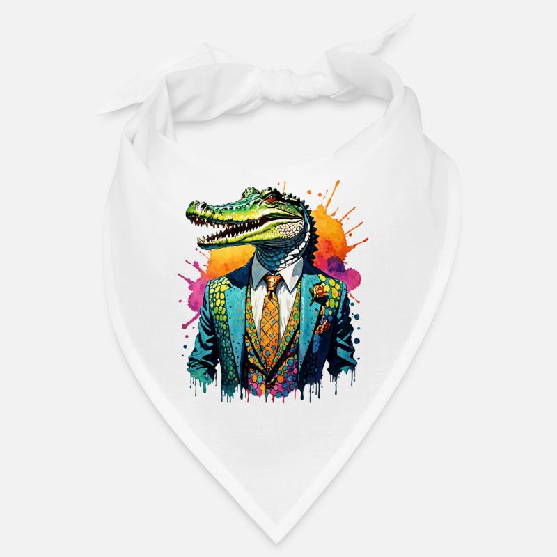 Crocodile en costume Bandana