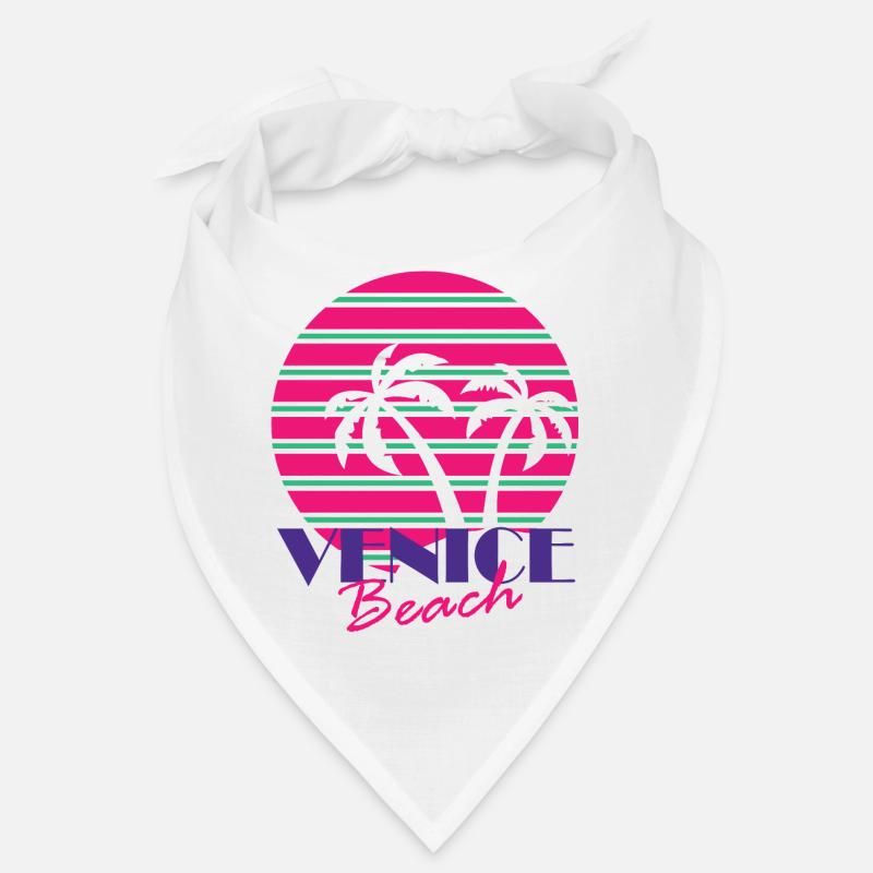 Venice Beach mit Palmen Bandana