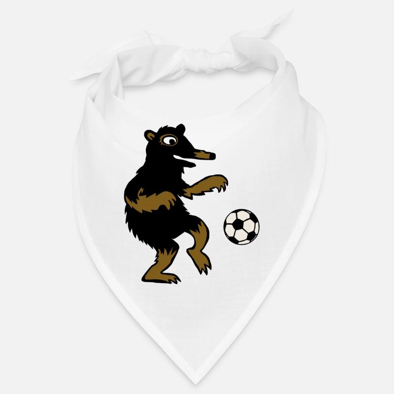 Bär Fussball Bandana