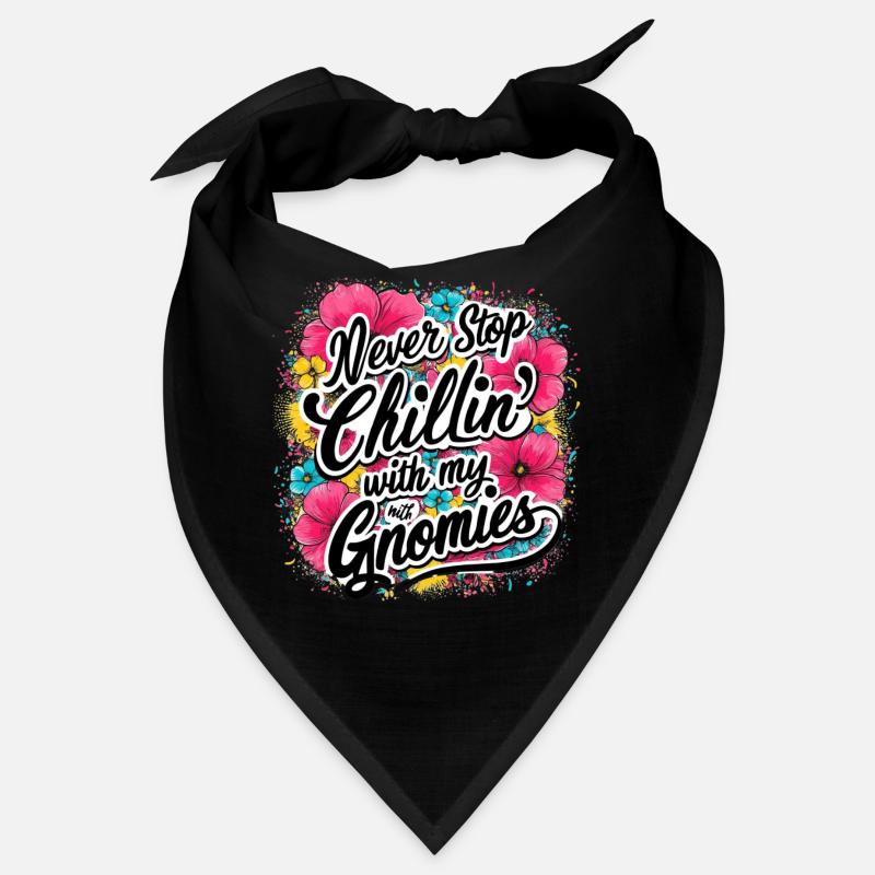 Never Stop Chillin mit Mama-Wichtel-Design Bandana