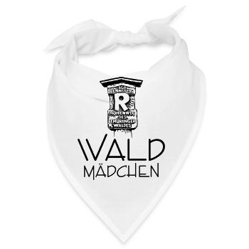 Wald Mädchen Rennsteig 1 0 - Bandana - Weiß - Vorne