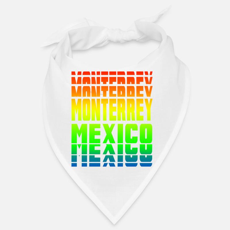 Monterrey Mexico rainbow design Bandana