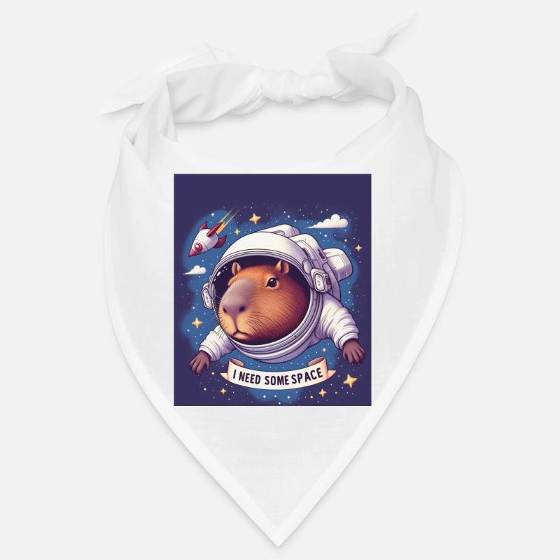 "I NEED SOME SPACE" Capybara Bandana