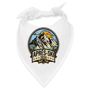 apres ski - Bandana - Weiß - Vorne