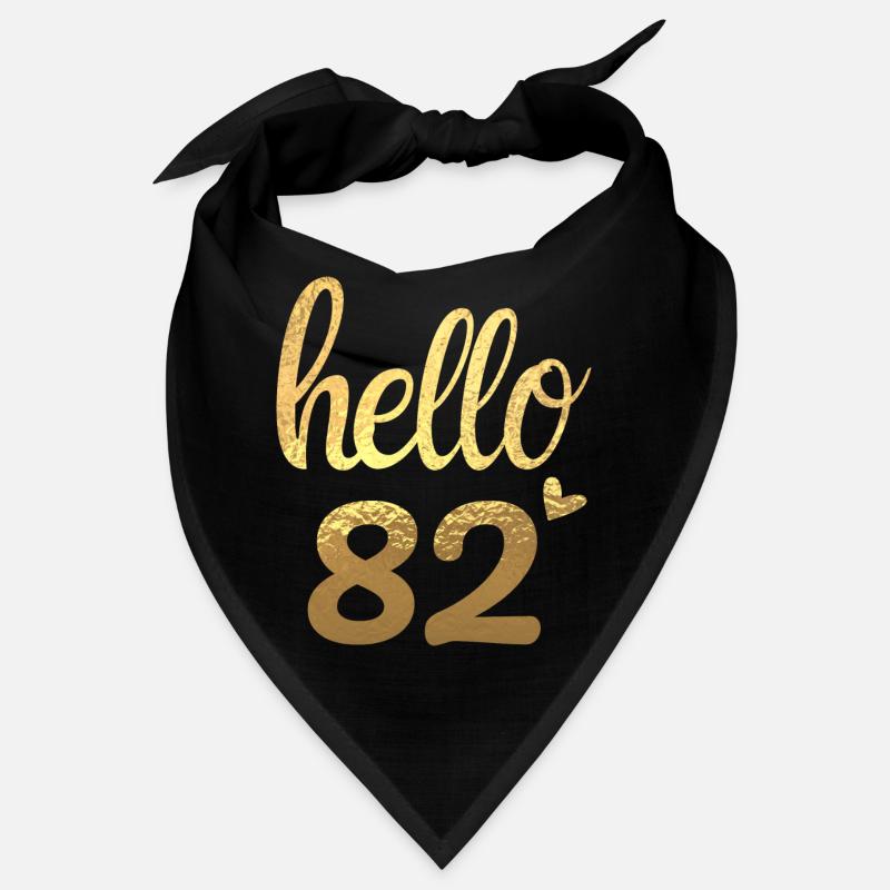 Hello 82 doré Bandana
