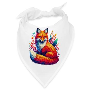 Fuchs - Bandana - Weiß - Vorne