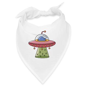 Ufo - Bandana - Weiß - Vorne