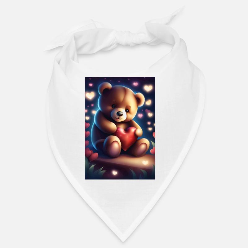 Adorable teddy bear Bandana