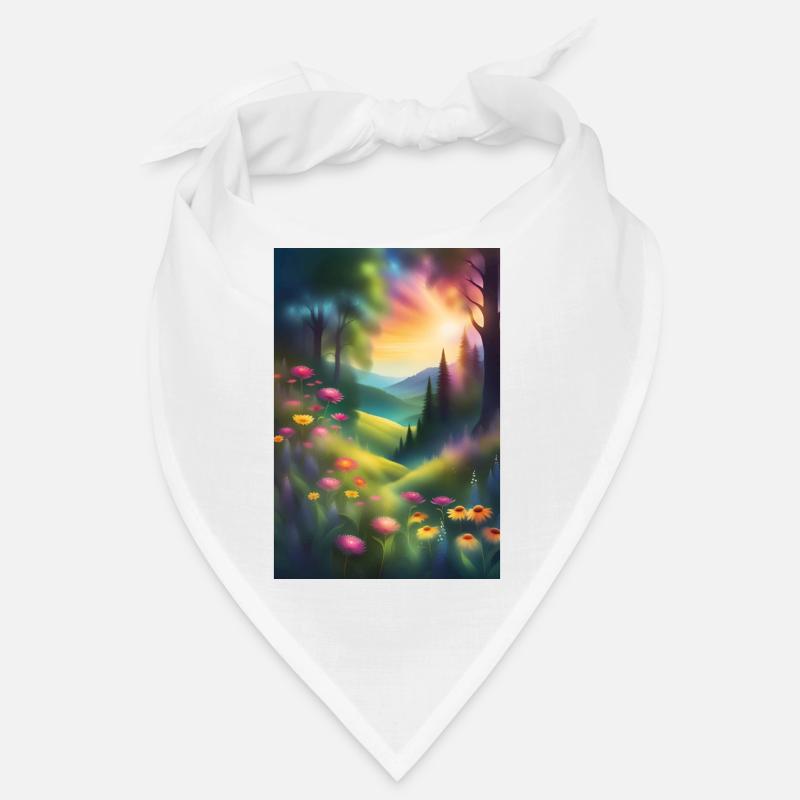 Magnifique conception graphique de forêt Bandana