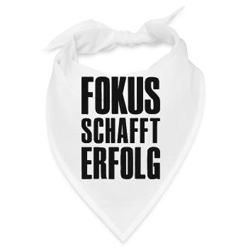 Erfolg Spruch für Gründer Unternehmer Startup - Bandana - Weiß - Vorne