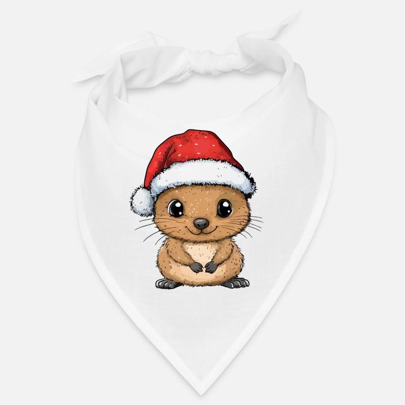 Quokka Noël Doux Mignon Noël Noël Bandana