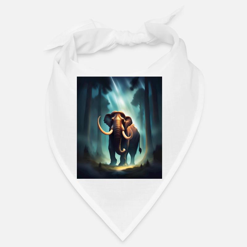 Mammut im Wald Bandana
