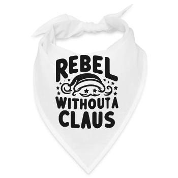 Rebell ohne Claus - Bandana - Weiß - Vorne
