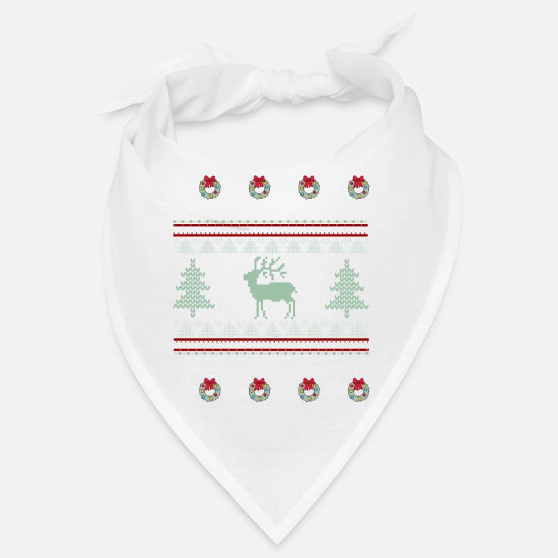 Retro Christmas Pattern Bandana