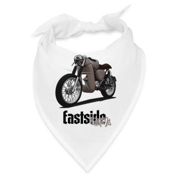 S51 (braun) // Illustration - Bandana - Weiß - Vorne