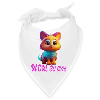 Cute animal - Bandana - Weiß - Vorne