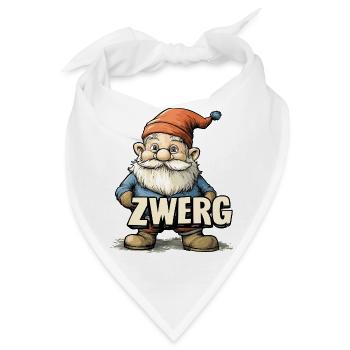 Gartenzwerg - Bandana - Weiß - Vorne