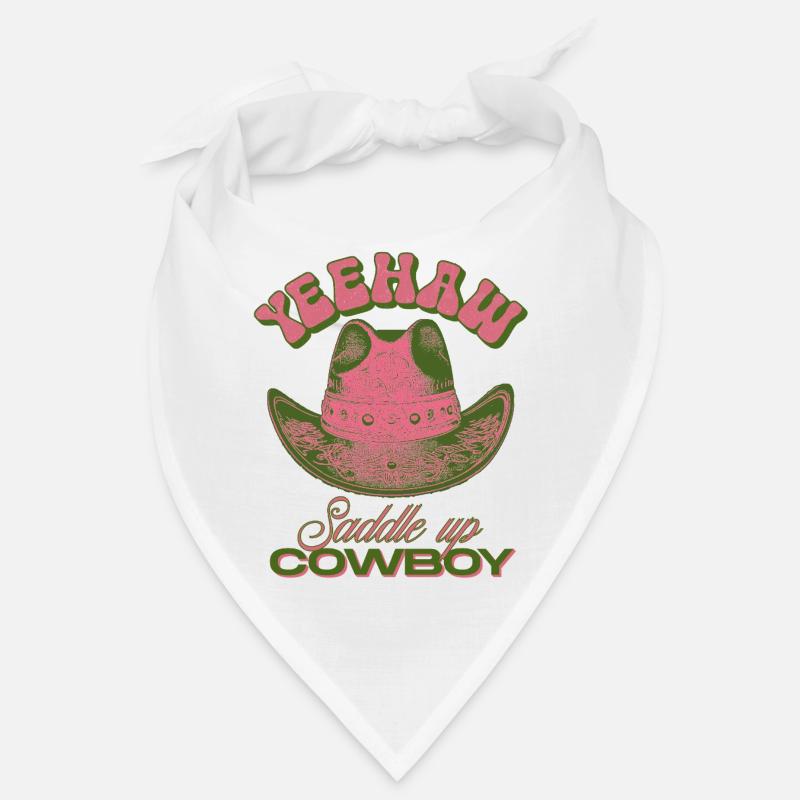 Yeehaw Saddle Up Cowboy Hat Bandana