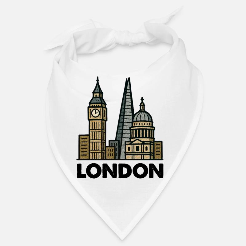 Skyline de Londres Bandana