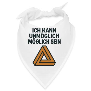 Unmöglich möglich - Bandana - Weiß - Vorne